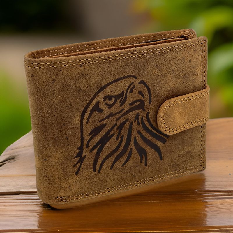 portofel barbati personalizat cu vultur